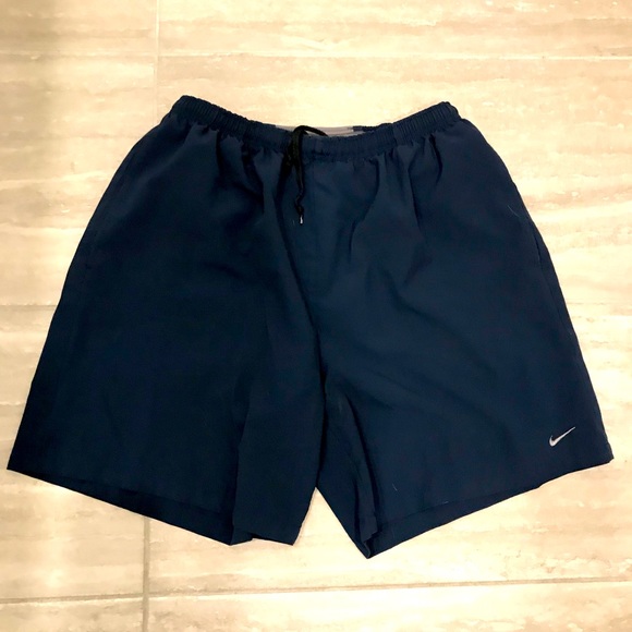 Nike Other - Nike Lined Running Shorts - Blue Large